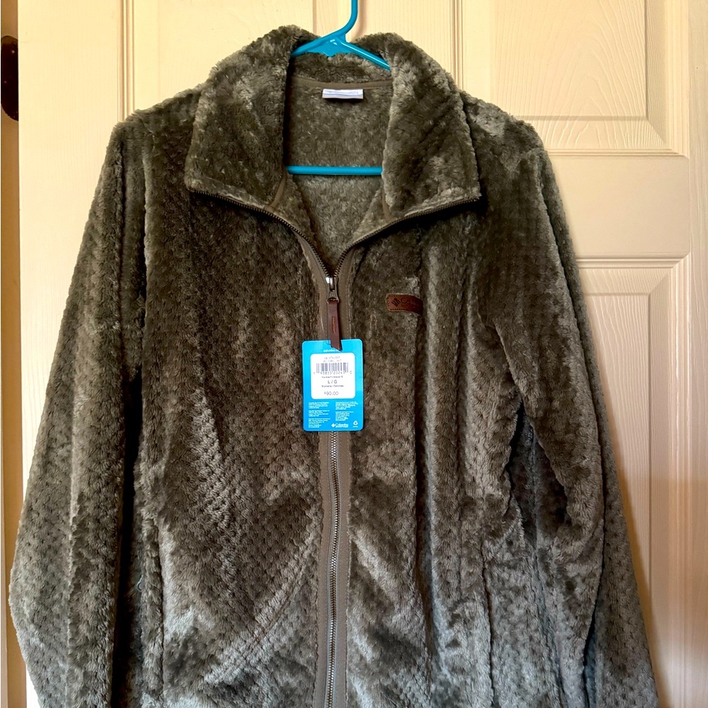 NWT Columbia fireside jacket size large in olive green